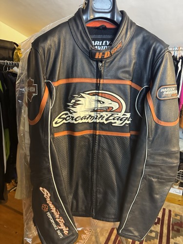 Motorrad lederjacke harley - 2,